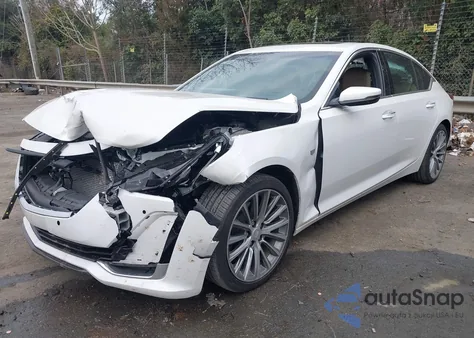 2024 Cadillac Ct5 Premium Luxury z USA, uszkodzony, nr VIN 1G6DN5RW4R0122903